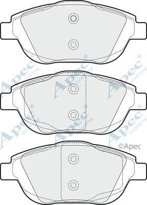 APEC PAD1694 - Set placute frana,frana disc allinparts.ro
