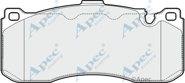 APEC PAD1667 - Set placute frana,frana disc - allinparts.ro