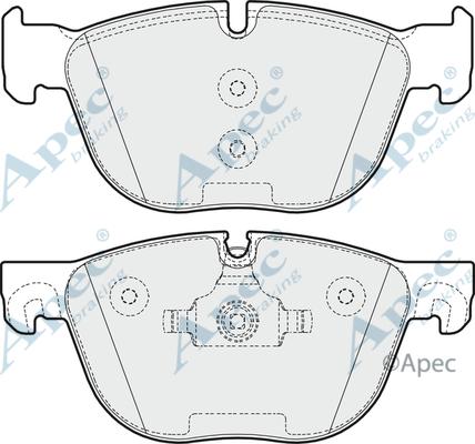 APEC PAD1614 - Set placute frana,frana disc - allinparts.ro