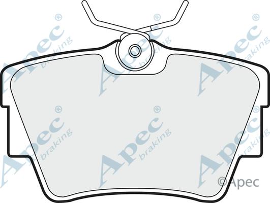 APEC PAD1279 - Set placute frana,frana disc allinparts.ro