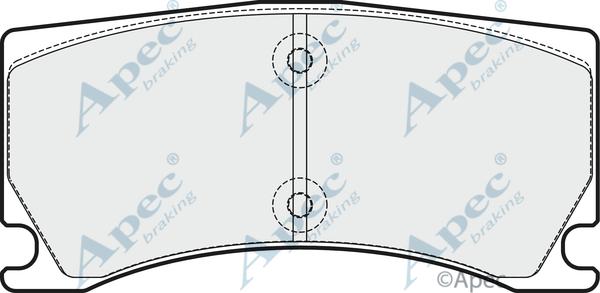 APEC PAD1712 - Set placute frana,frana disc allinparts.ro