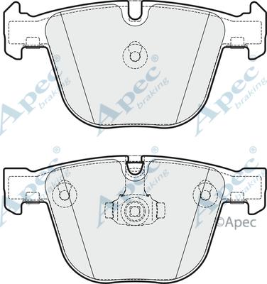 APEC PAD1732 - Set placute frana,frana disc - allinparts.ro
