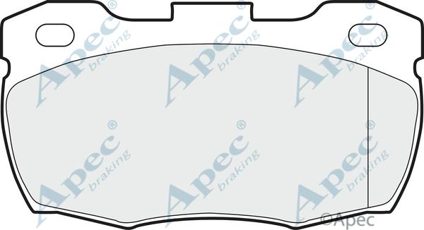 APEC PAD897 - Set placute frana,frana disc - allinparts.ro