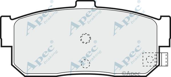 APEC PAD842 - Set placute frana,frana disc allinparts.ro