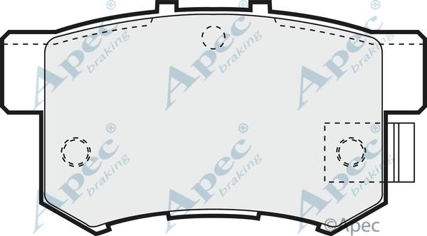 APEC PAD859 - Set placute frana,frana disc - allinparts.ro