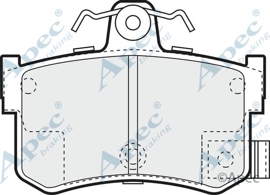 APEC PAD834 - Set placute frana,frana disc allinparts.ro