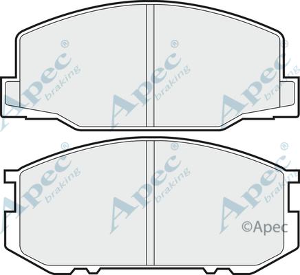 APEC PAD395 - Set placute frana,frana disc allinparts.ro