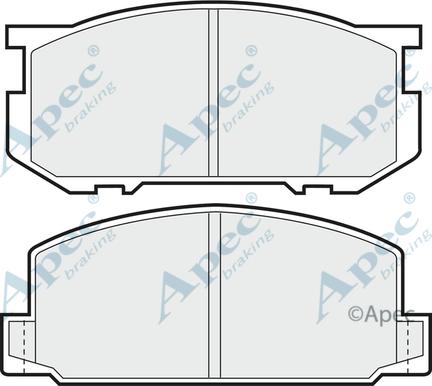 ADVICS A1N074Y - Set placute frana,frana disc allinparts.ro