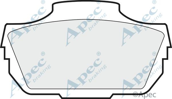 APEC PAD33 - Set placute frana,frana disc allinparts.ro
