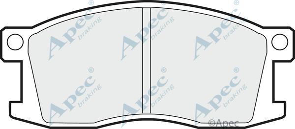APEC PAD321 - Set placute frana,frana disc - allinparts.ro