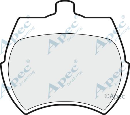 APEC PAD37 - Set placute frana,frana disc allinparts.ro