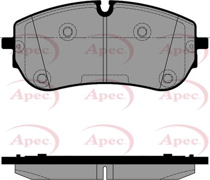 APEC PAD2542 - Set placute frana,frana disc - allinparts.ro