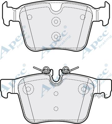 APEC PAD2054 - Set placute frana,frana disc allinparts.ro