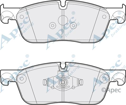 APEC PAD2061 - Set placute frana,frana disc allinparts.ro