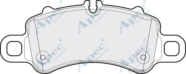 APEC PAD2142 - Set placute frana,frana disc - allinparts.ro
