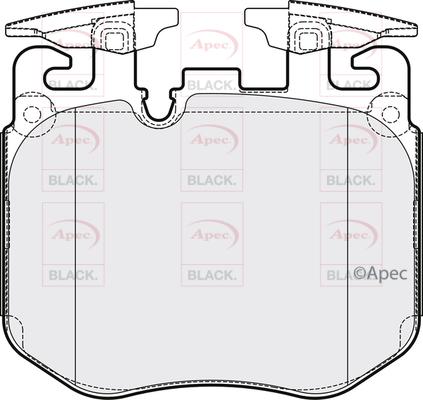 APEC PAD2161B - Set placute frana,frana disc allinparts.ro