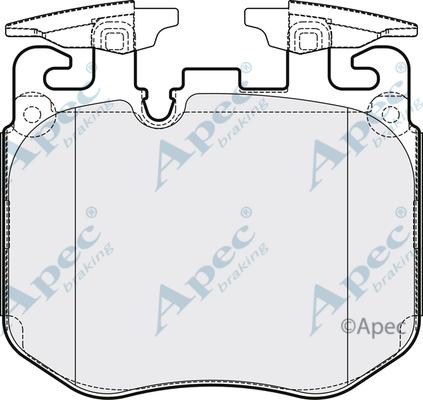 APEC PAD2161 - Set placute frana,frana disc allinparts.ro