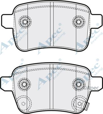 APEC PAD2180 - Set placute frana,frana disc allinparts.ro