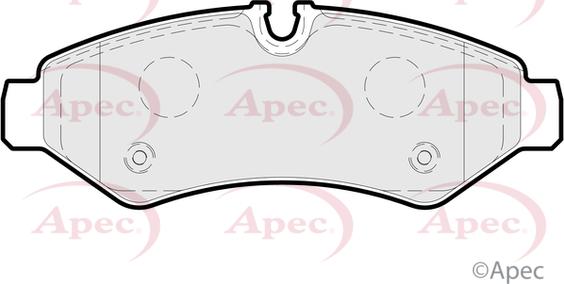 APEC PAD2248 - Set placute frana,frana disc - allinparts.ro
