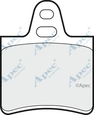 APEC PAD276 - Set placute frana,frana disc allinparts.ro