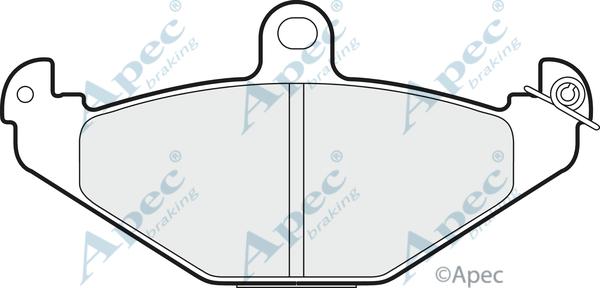 APEC PAD749 - Set placute frana,frana disc - allinparts.ro