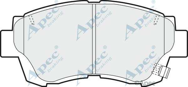 APEC PAD785 - Set placute frana,frana disc allinparts.ro