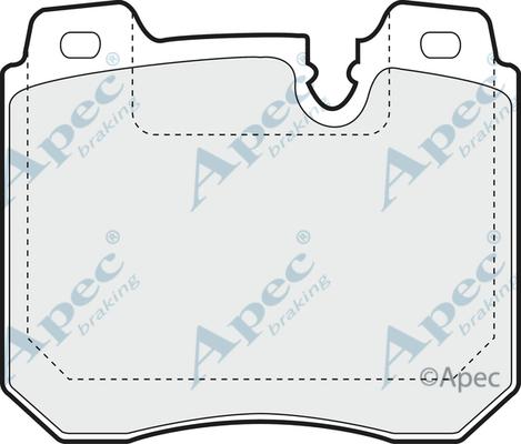 APEC PAD788 - Set placute frana,frana disc - allinparts.ro