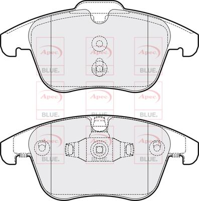 APEC PD4306 - Set placute frana,frana disc allinparts.ro