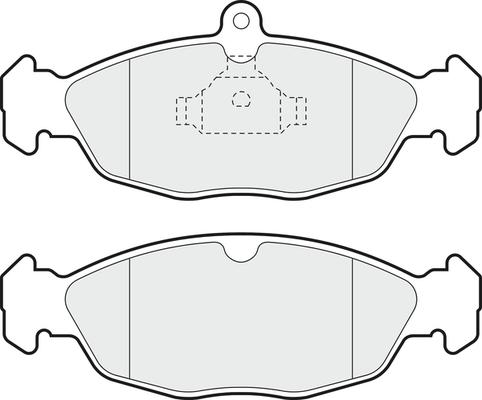 APEC PD4289 - Set placute frana,frana disc allinparts.ro