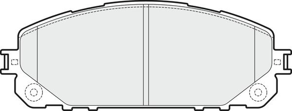 APEC PD4281 - Set placute frana,frana disc - allinparts.ro