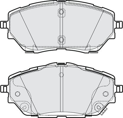 APEC PD4283 - Set placute frana,frana disc allinparts.ro