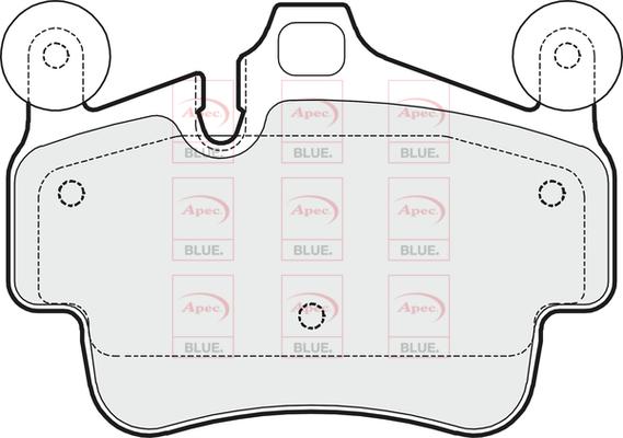 APEC PD4270 - Set placute frana,frana disc - allinparts.ro