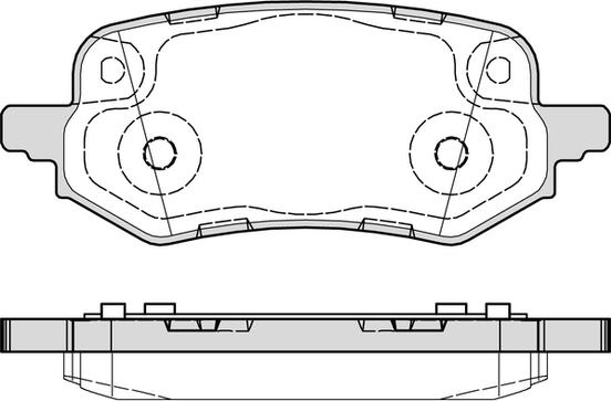 APEC PD3947 - Set placute frana,frana disc allinparts.ro