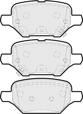 APEC PD3915 - Set placute frana,frana disc - allinparts.ro