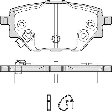 APEC PD3983 - Set placute frana,frana disc - allinparts.ro