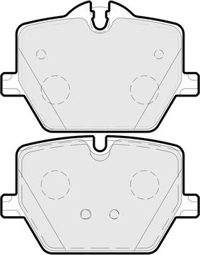 APEC PD3931 - Set placute frana,frana disc allinparts.ro