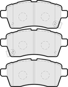 APEC PD3929 - Set placute frana,frana disc - allinparts.ro