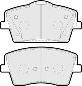 APEC PD3920 - Set placute frana,frana disc - allinparts.ro