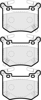 APEC PD3922 - Set placute frana,frana disc allinparts.ro
