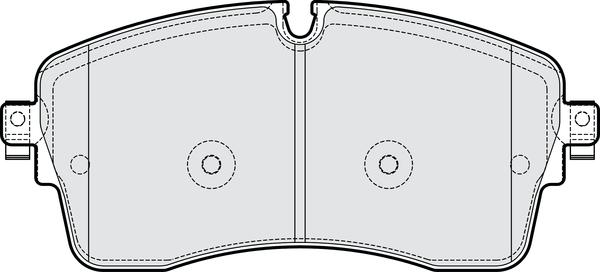 APEC PD3970 - Set placute frana,frana disc allinparts.ro