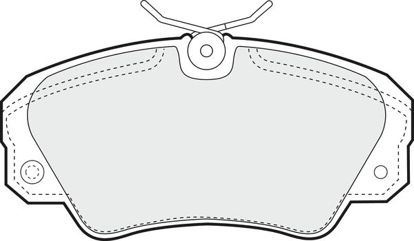 APEC PD3444 - Set placute frana,frana disc - allinparts.ro