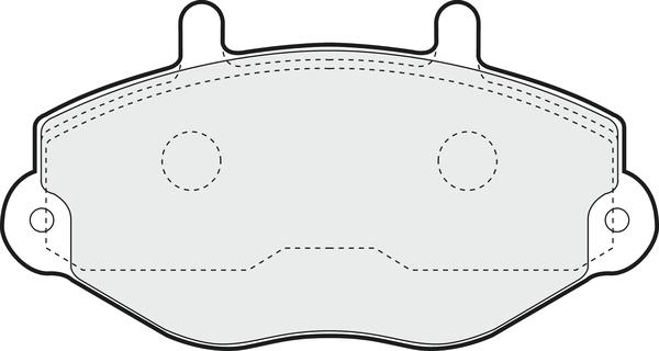 APEC PD3447 - Set placute frana,frana disc allinparts.ro