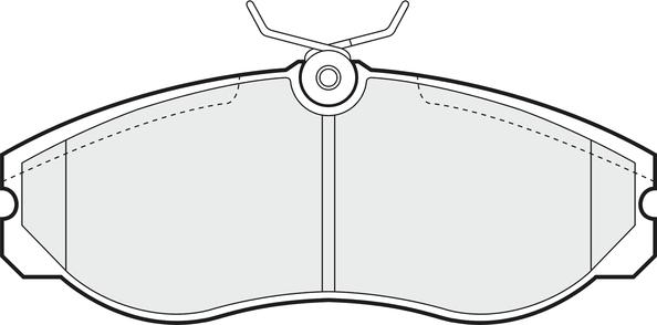 APEC PD3469 - Set placute frana,frana disc allinparts.ro