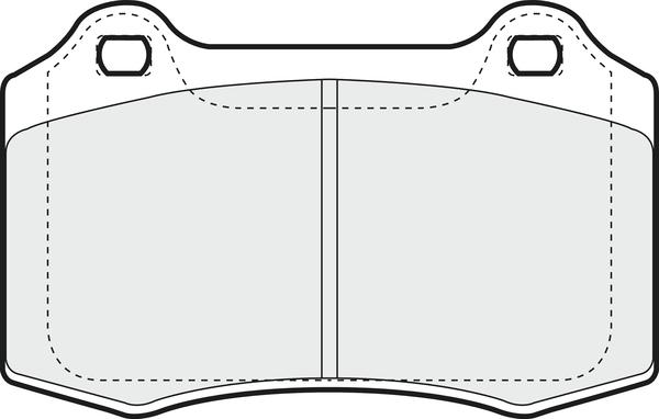 APEC PD3462 - Set placute frana,frana disc allinparts.ro