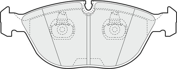 APEC PD3484 - Set placute frana,frana disc - allinparts.ro
