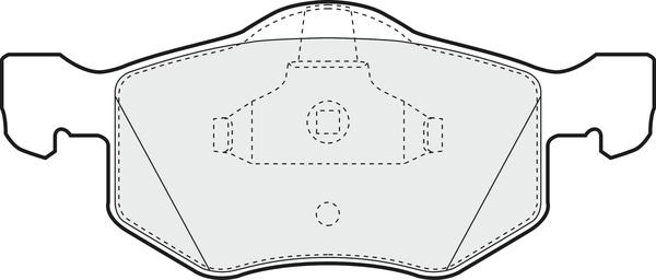 APEC PD3542 - Set placute frana,frana disc allinparts.ro