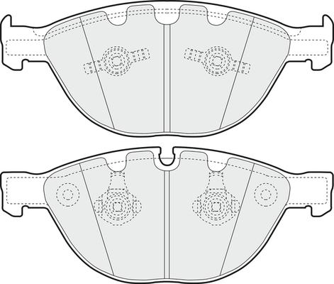 APEC PD3575 - Set placute frana,frana disc allinparts.ro