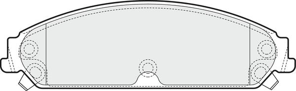 APEC PD3617 - Set placute frana,frana disc - allinparts.ro