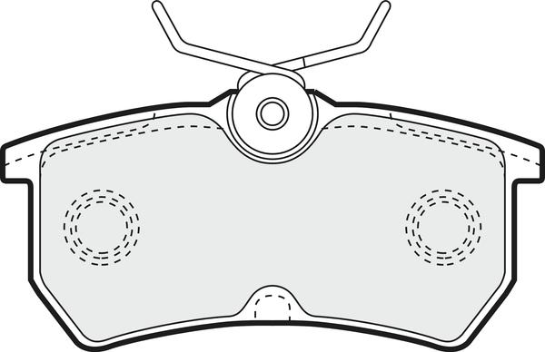 APEC PD3040 - Set placute frana,frana disc - allinparts.ro