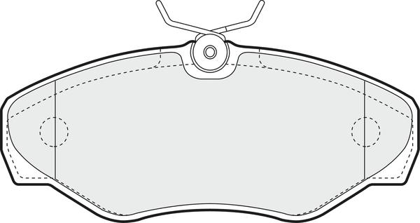 APEC PD3058 - Set placute frana,frana disc allinparts.ro